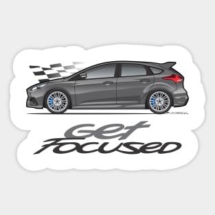 Get Focused (Grey) Sticker